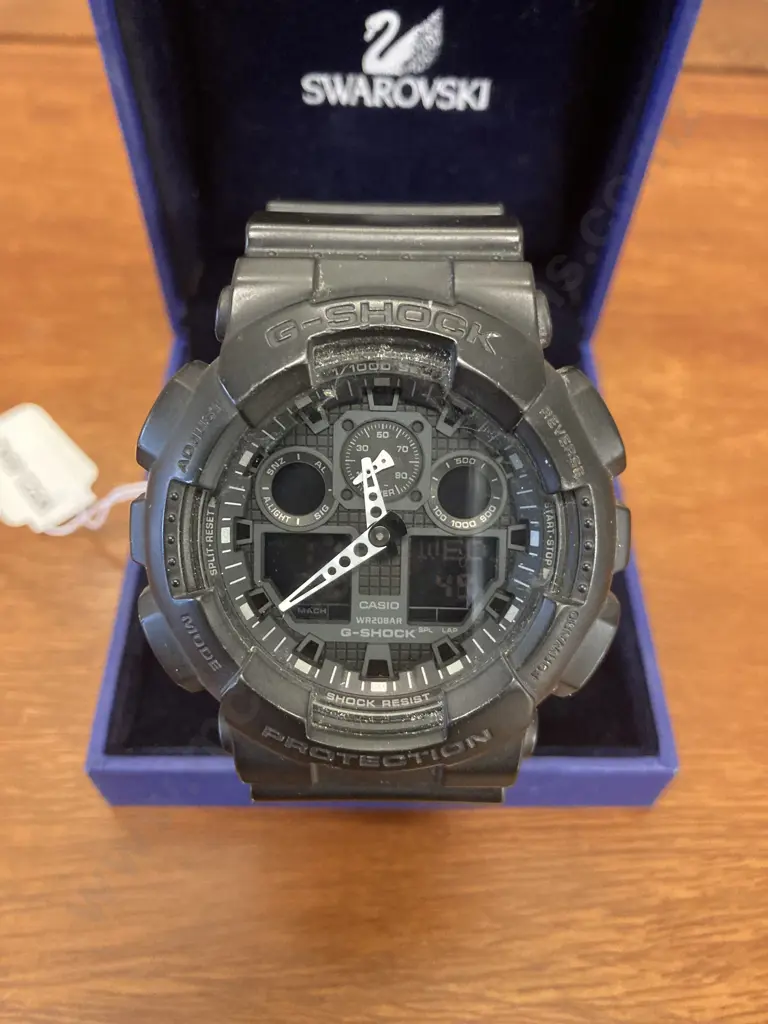 Casio Men's G-SHOCK  GA-100 Military Series Watch in Black Image 1++